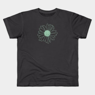 Daisy Mint Boarder with Yellow Kids T-Shirt